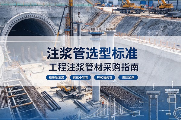 龙文注浆管选型标准