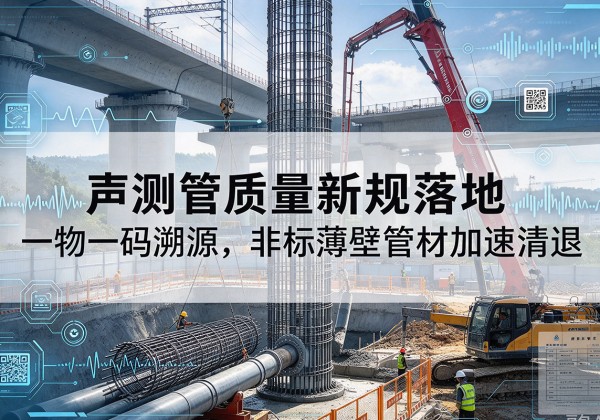龙文声测管质量新规落地，一物一码溯源，非标薄壁管材加速清退